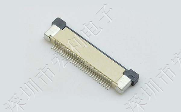 FFC/FPC軟排線(xiàn)插座 排線(xiàn)連接器 0.5mm-26P 上接抽屜/拉鎖 26Pin針