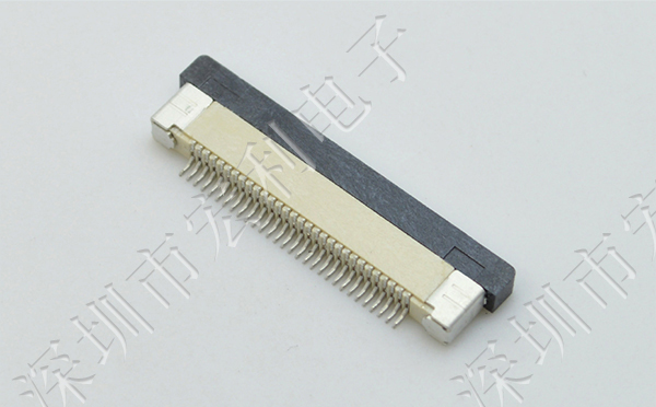 FFC/FPC連接器 軟排線插座 0.5mm間距-33P 下接拉鎖 33Pin 抽屜式