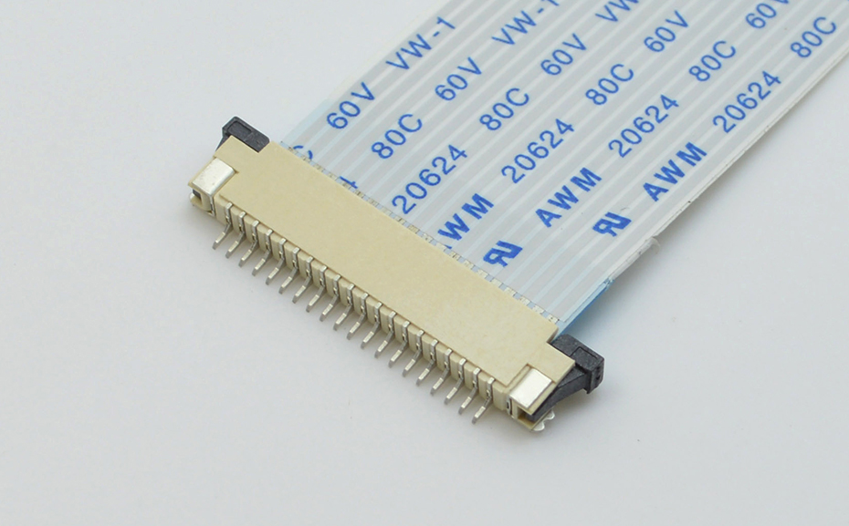 FFC軟排線接插件 FPC連接器 間距1.0MM-16p 上接拉鎖