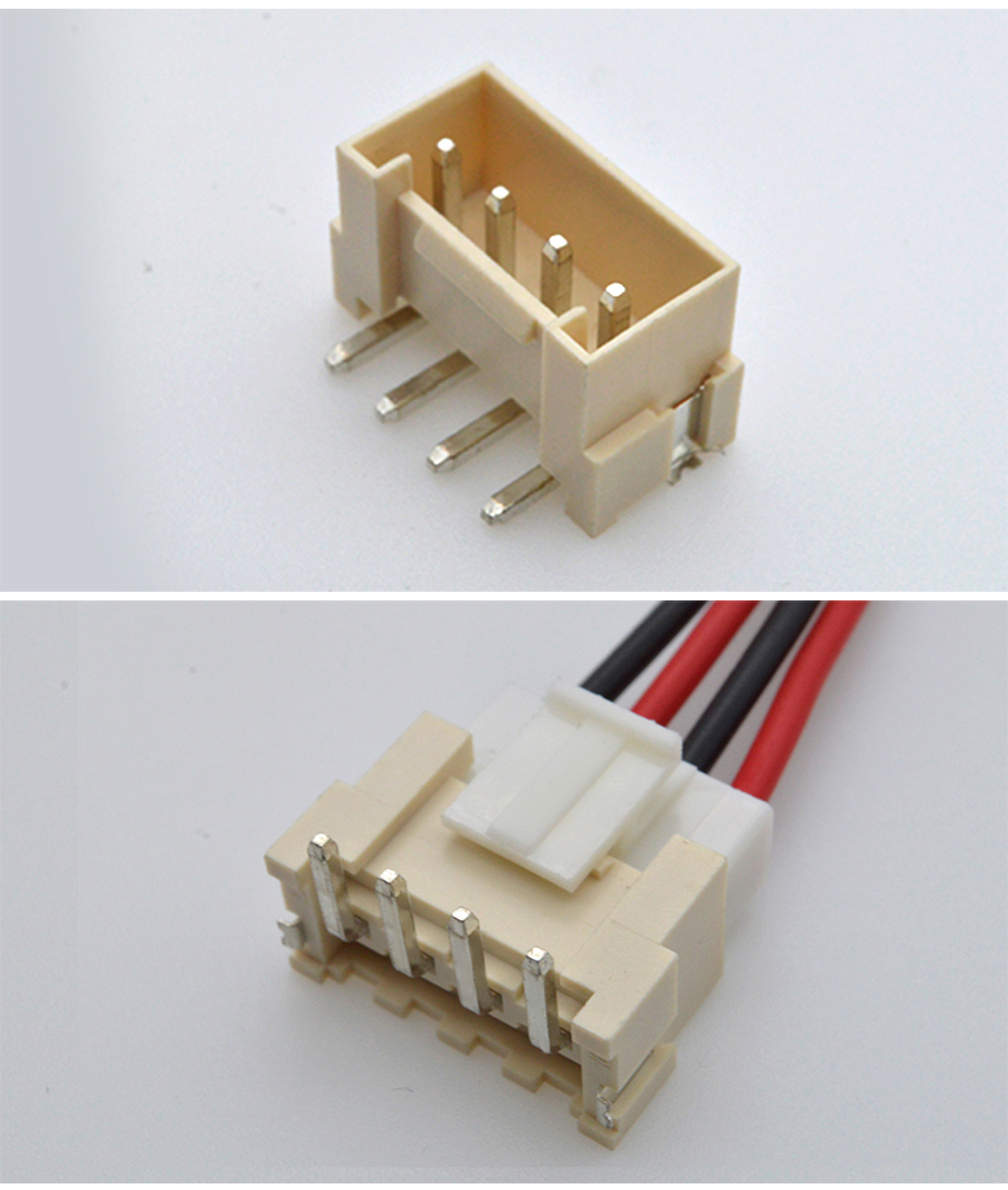 VH3.96-4P臥貼針座PCB板SMT插座 連接器3.96mm 表面貼片座