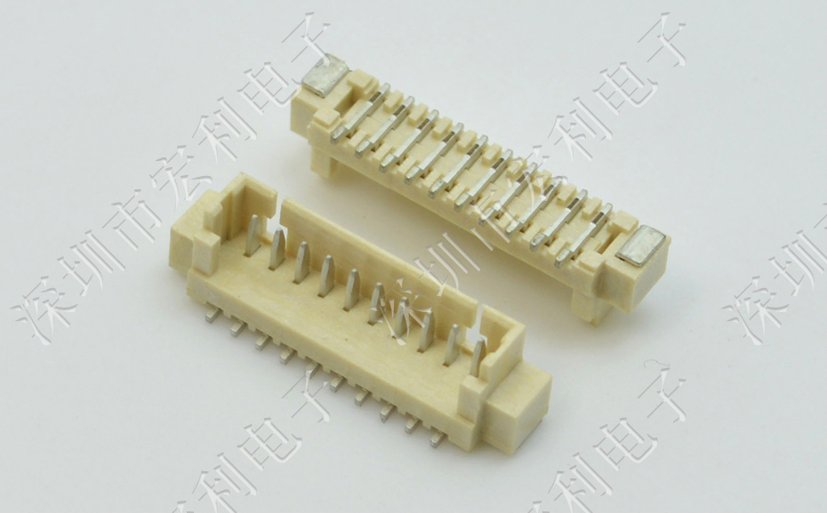 MX1.25-4P立式貼片插座SMT針座wafer端子接插件 條型連接器