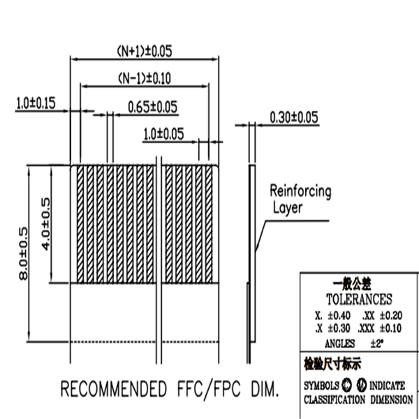 fpc連接器0.5mm