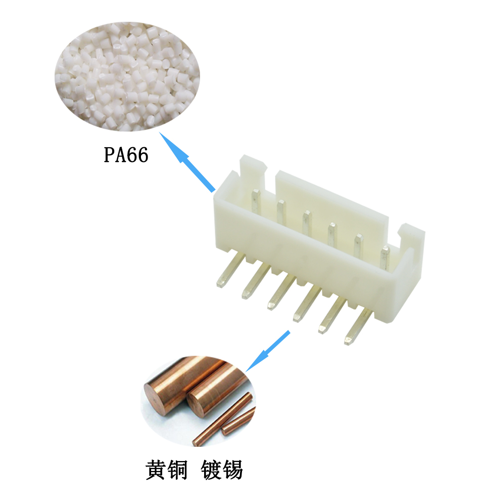 連接器XH2.54MM-5AW 彎針 連接端子插件 電子線 插座子,宏利